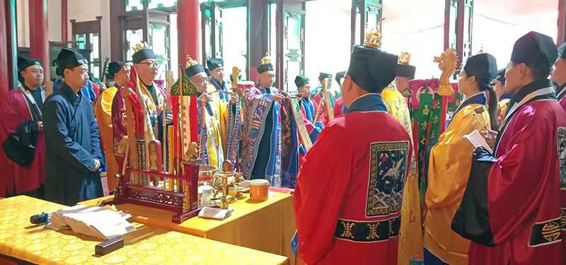 江苏省南通如皋灵威观举办“庚子（2020）年道教正一派传度法会”